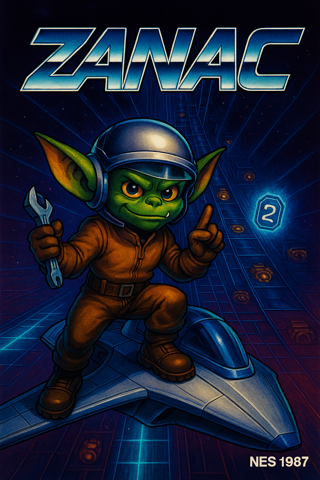 Постер игры Zanac
