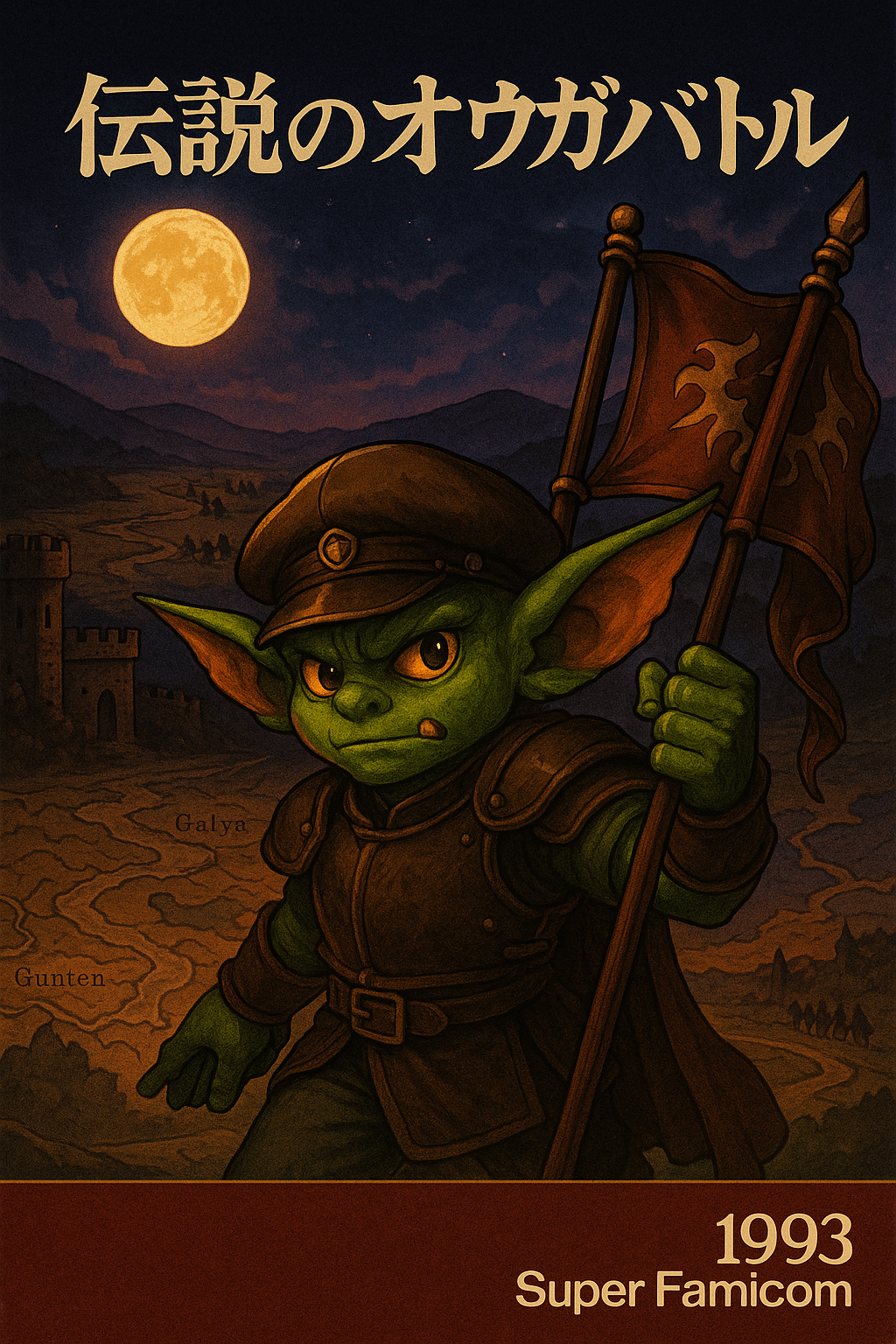 Постер игры Ogre Battle: The March of the Black Queen