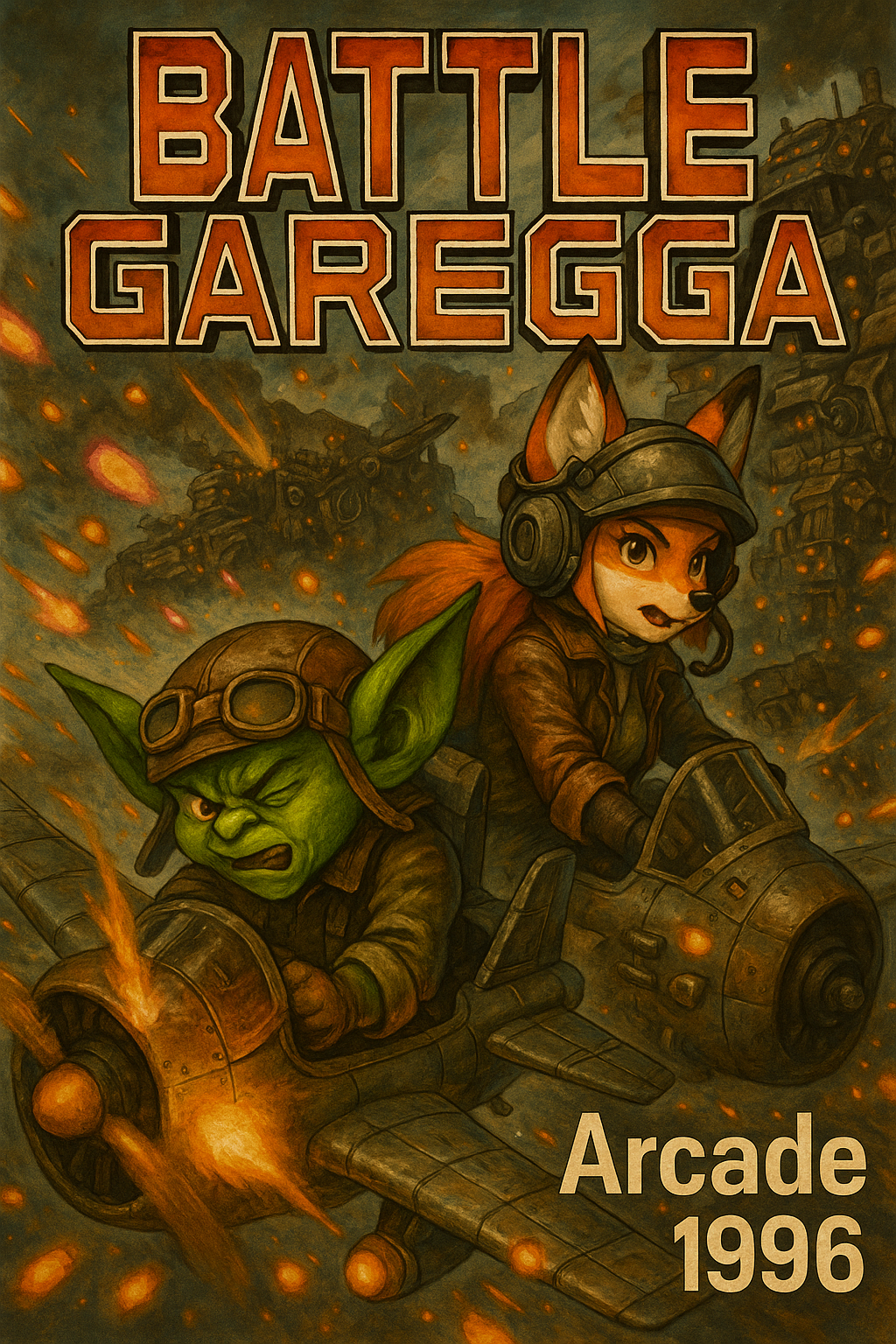 Постер игры Battle Garegga